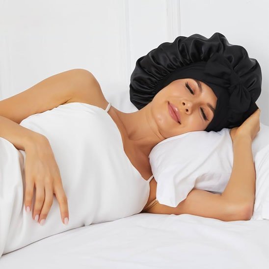 Bonnet en satin | DreamSoft - Sylglow - L'Univers beauté