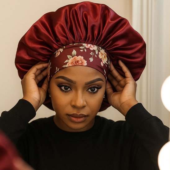 Bonnet en satin | Ultra - Doux - Sylglow - L'Univers beauté