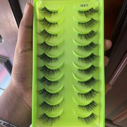 Faux cils | Naturel Volumineux - Sylglow - L'Univers beauté