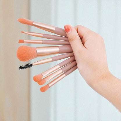 Pinceaux Maquillage - SoftBlendBrush8™ - Rose - Sylglow - Univers beauté