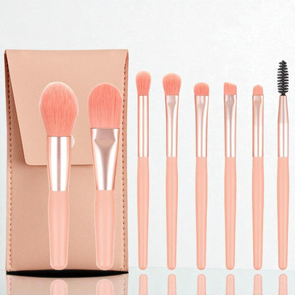 Pinceaux Maquillage - SoftBlendBrush8™ - Rose - Sylglow - Univers beauté